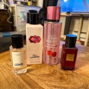 New, Lot of 4 Victoria’s Secret Body Mists- 2 Full and 2 Mini Size, *See Desc